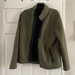 Men’s L.L.Bean Sweater Fleece Full-Zip Overlay Jacket